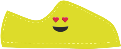 Emoticon Heart Smiley Canvas Kid's Shoes - Illustration (500x500), Png Download