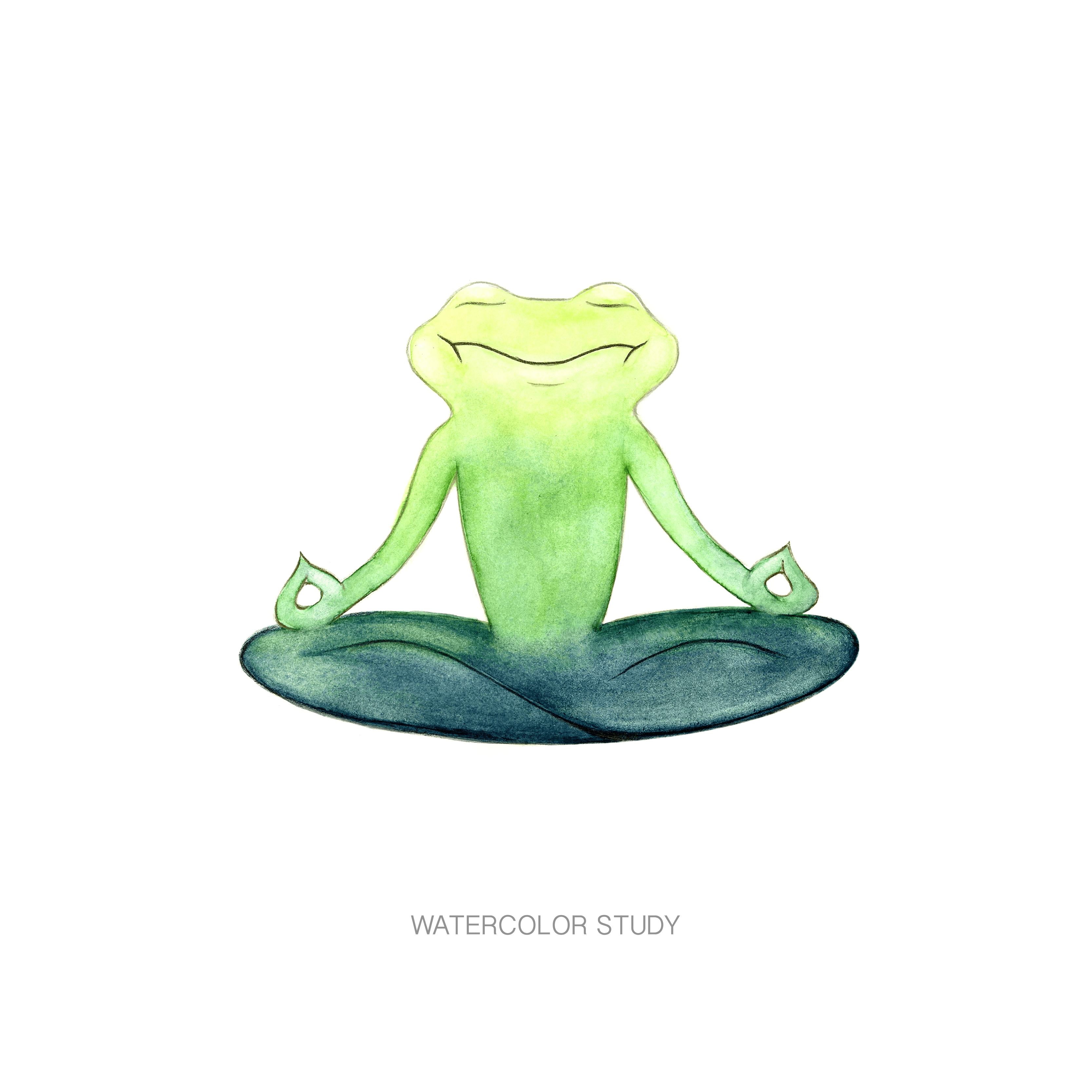 Smiling Yoga - Seattle - Mink Frog (3333x3333), Png Download