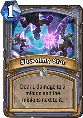 Shooting Star Card - Shooting Star Hs Card (305x429), Png Download