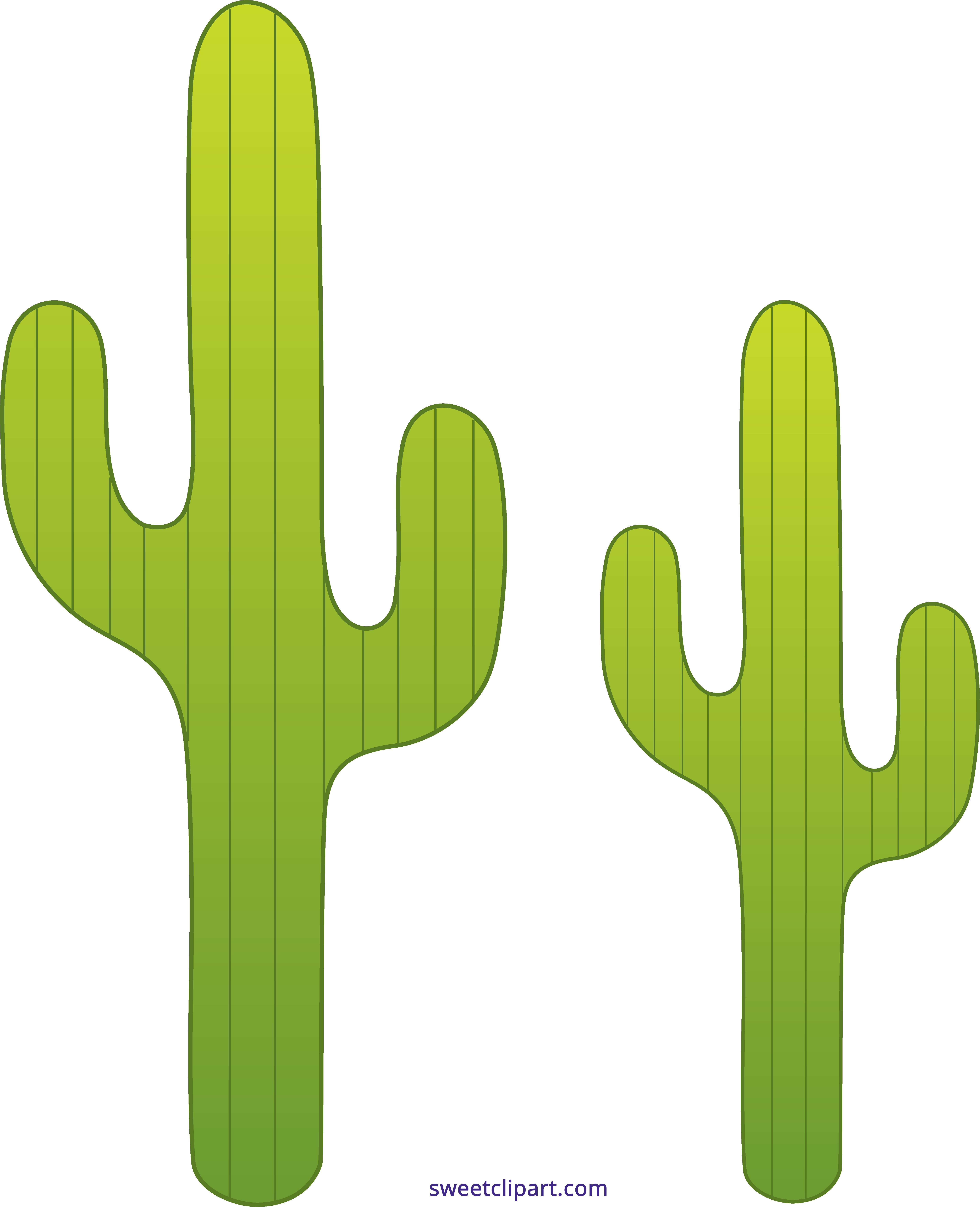 Svg Transparent Stock Cacti Clipart Sweet Clip Art - Saguaro Cactus Clip Art (5702x7020), Png Download