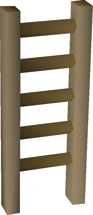 Teak Ladder Built - Wiki (383x883), Png Download