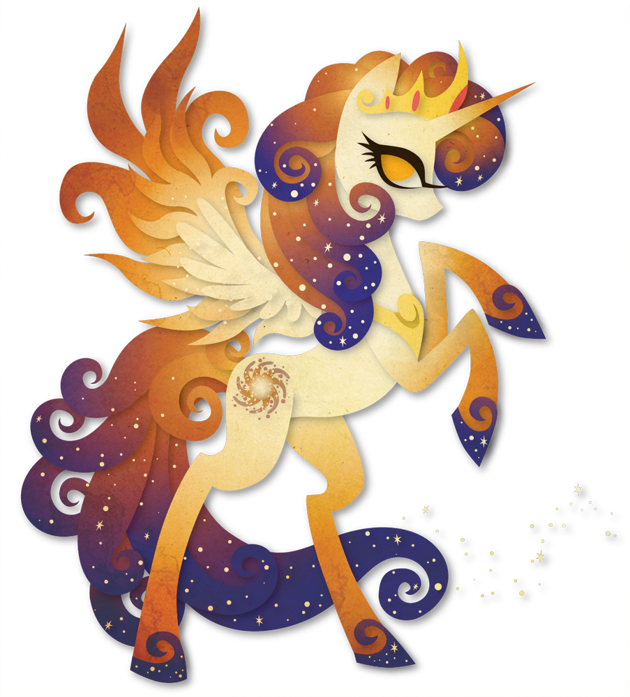 My Little Pony Queen Luna - My Little Pony Celestia Mom (811x898), Png Download
