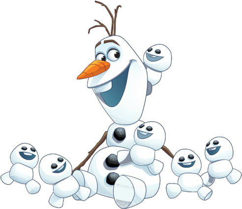Olaf Snowgies - Olaf And Snowgies (500x435), Png Download
