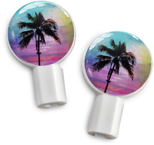 Dekaslides Slide-on Earbud Graphics - Deka Sounds Dekaslides Earbuds Combo Tri Heart + Watercolor (560x560), Png Download