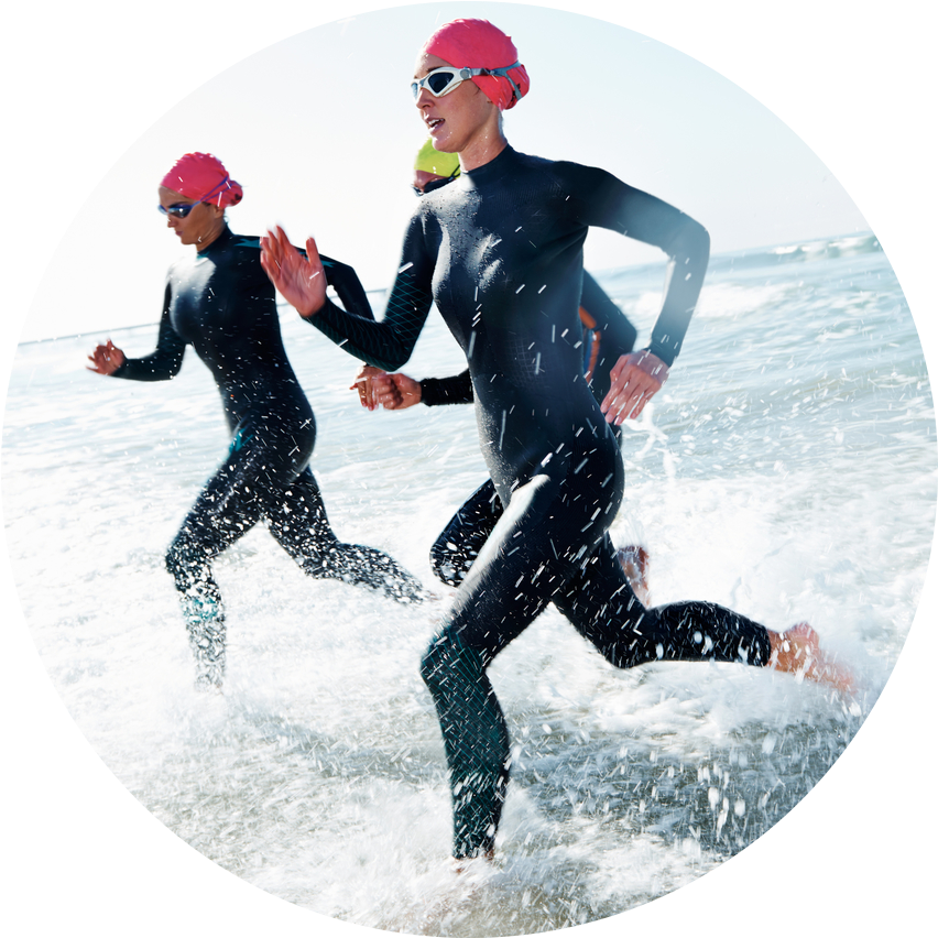 Teamheart Ironman - Triathlon Florida (900x900), Png Download