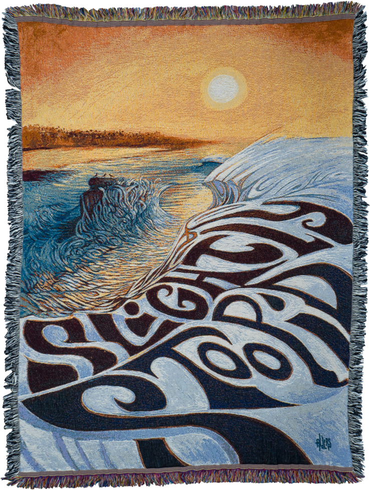 Sunset Cliffs Woven Blanket - San Diego (1024x1024), Png Download