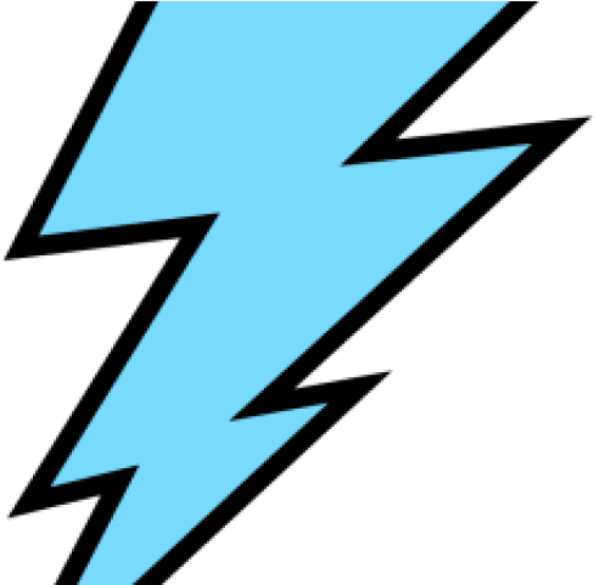 Lightning Clipart Blue - Pink Lightning Bolt Png (640x480), Png Download