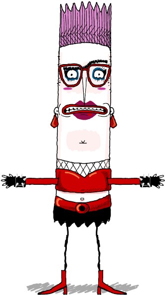 Re-dress - Illustration (550x700), Png Download