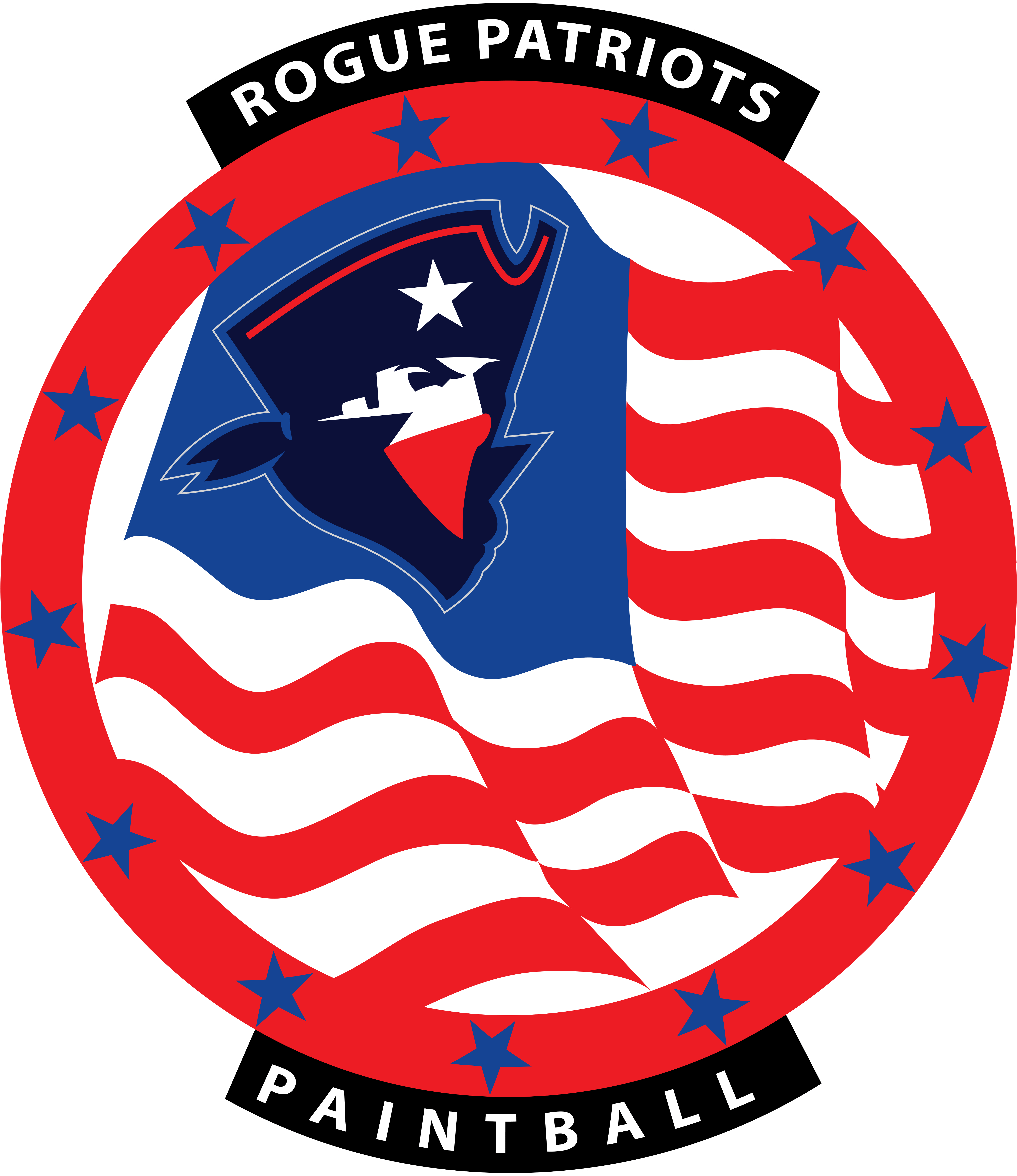 Rogue Patriots Paintball © - New England Patriots (5033x5717), Png Download