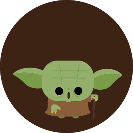 Yoda - Style A - School (530x530), Png Download