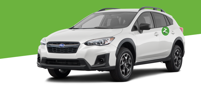 Silver Car Profile - 2019 Subaru Crosstrek Transparent Background (640x273), Png Download