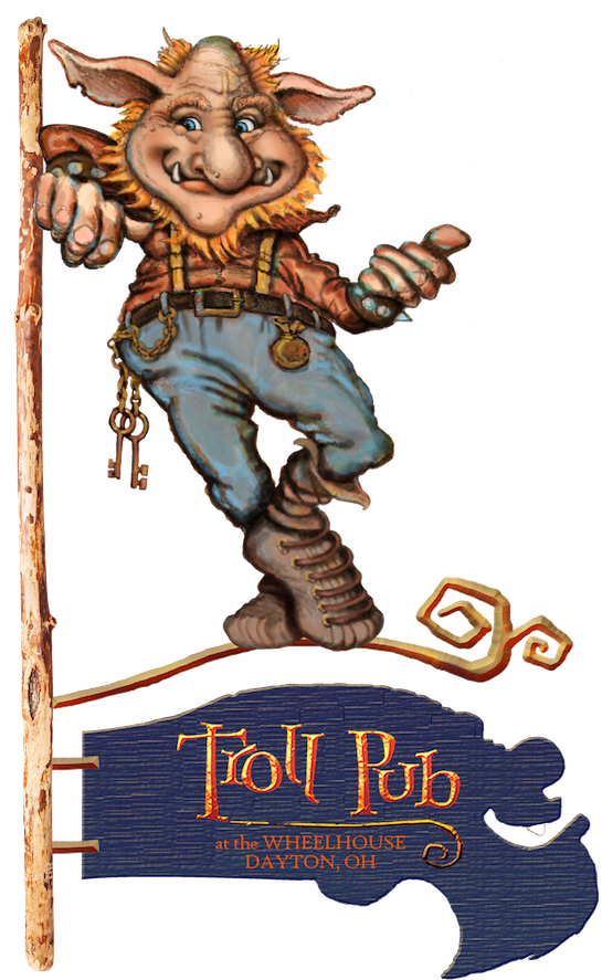 Louie The Troll - Troll Pub Dayton Oh (600x886), Png Download