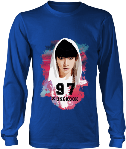 [jungkook] Long Sleeve - Lets Eat Trash And Get Hit (500x500), Png Download