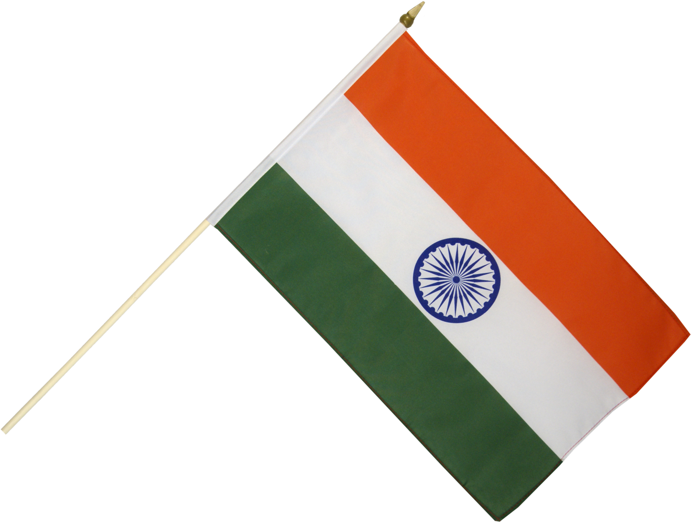India Hand Waving Flag - Png Flag Of India (1500x1178), Png Download