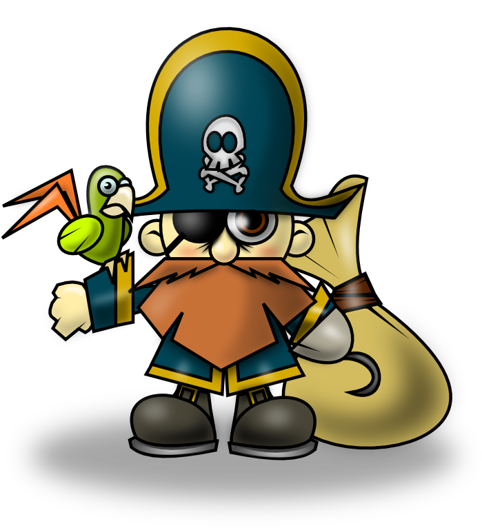 Pirate Clipart - Public Domain Free Pirate Clip Art (704x773), Png Download