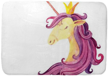Watercolor Fairy Tale Card With Magic Unicorn Bath - Draw And Write Journal: Primary Journal Notebooks Grades (400x400), Png Download