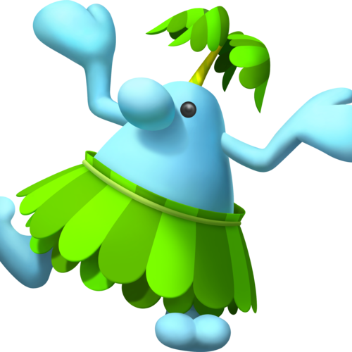 It's The Springtime Of My Youth - Blue Guy Mario Baseball (500x500), Png Download