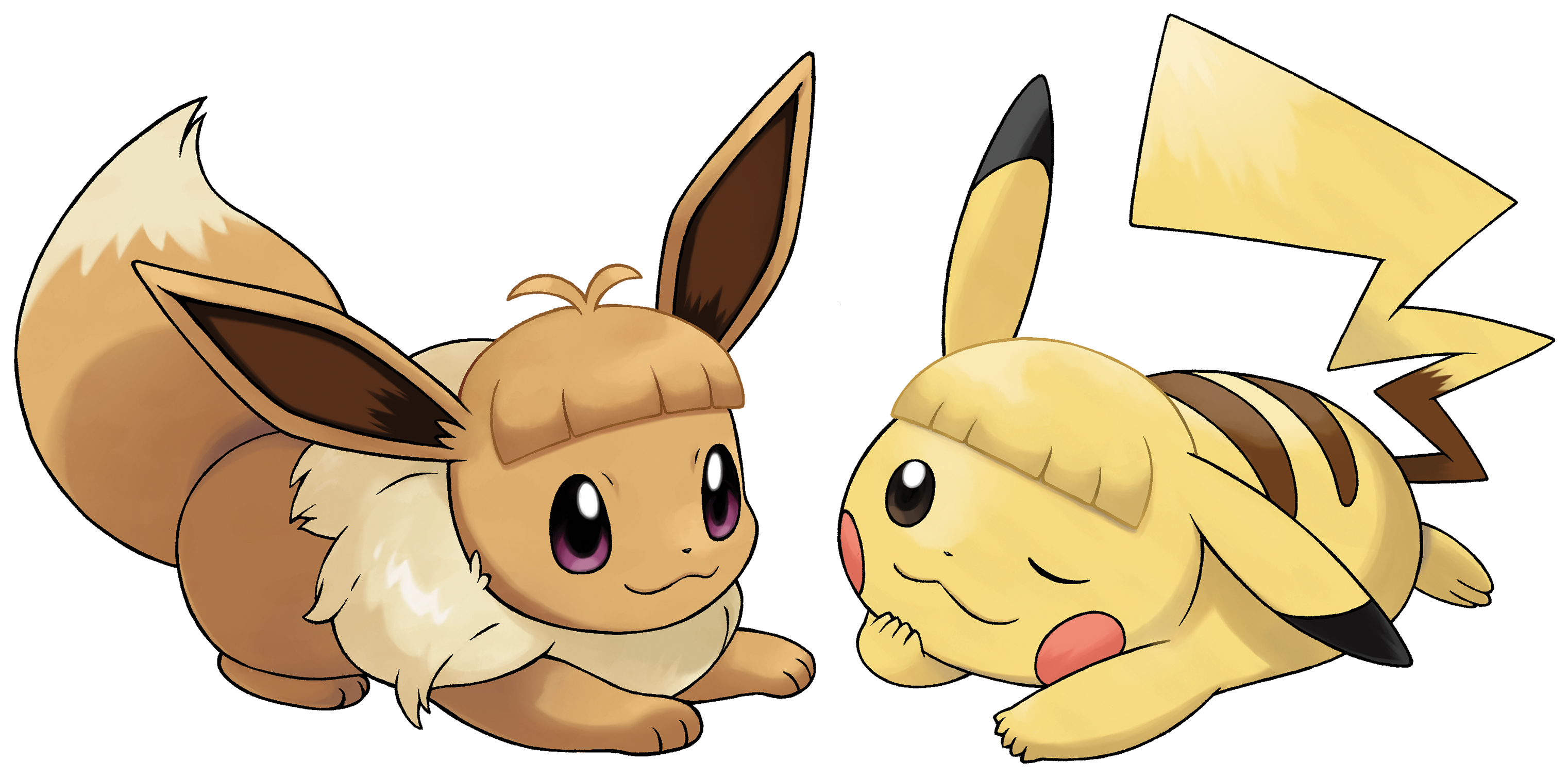 Let's Go, Pikachu And Let's Go, Eevee (3205x2008), Png Download