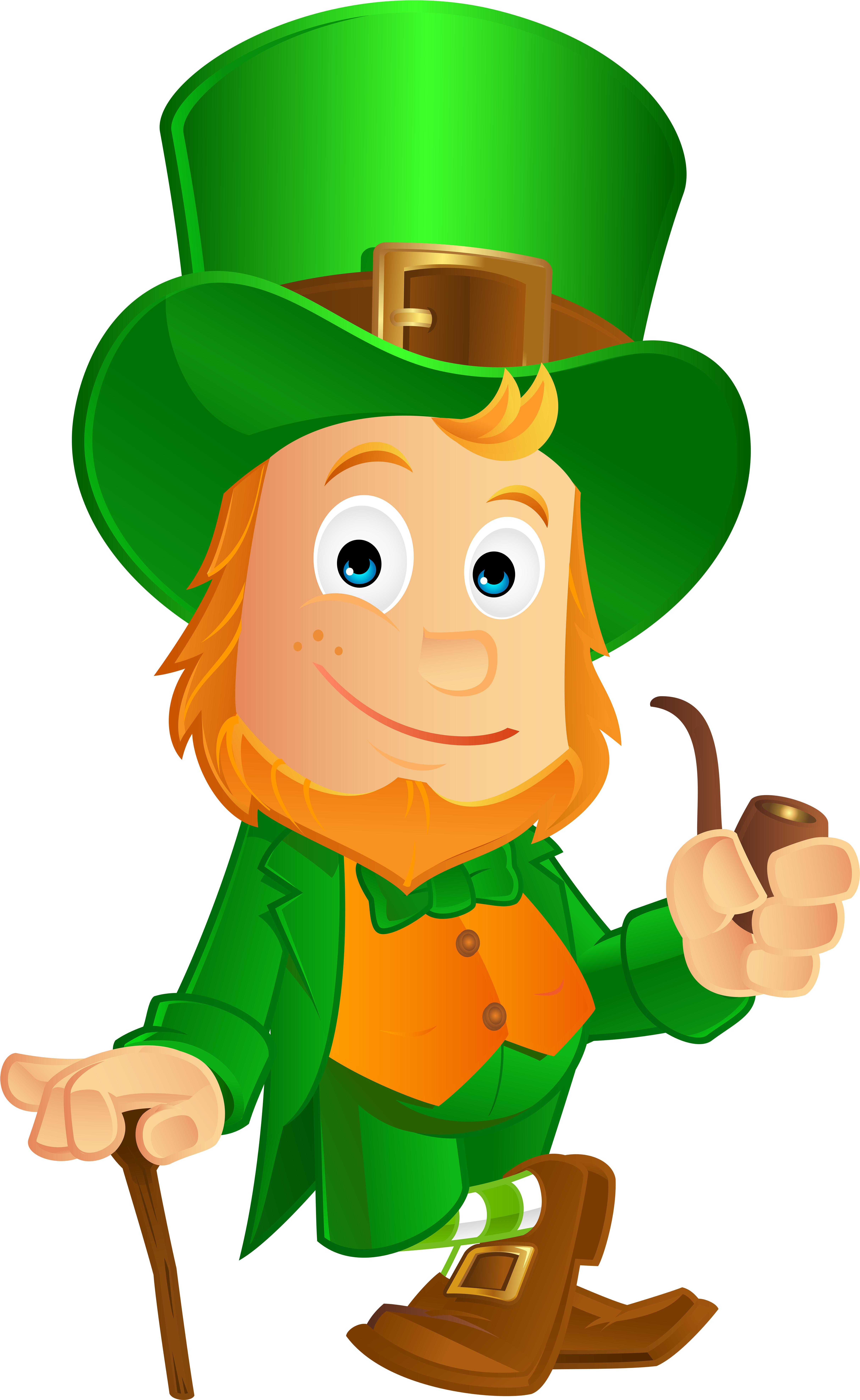 St Patrick - Cartoon (4946x8000), Png Download