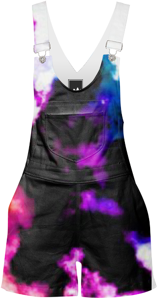 Watercolor Shorterall $165 - Cocktail Dress (400x621), Png Download