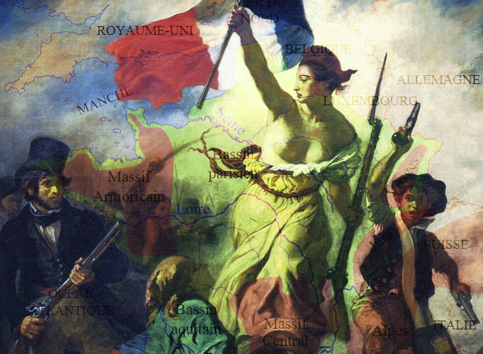 Geo - Delacroix Liberté Guidant Le Peuple (706x518), Png Download