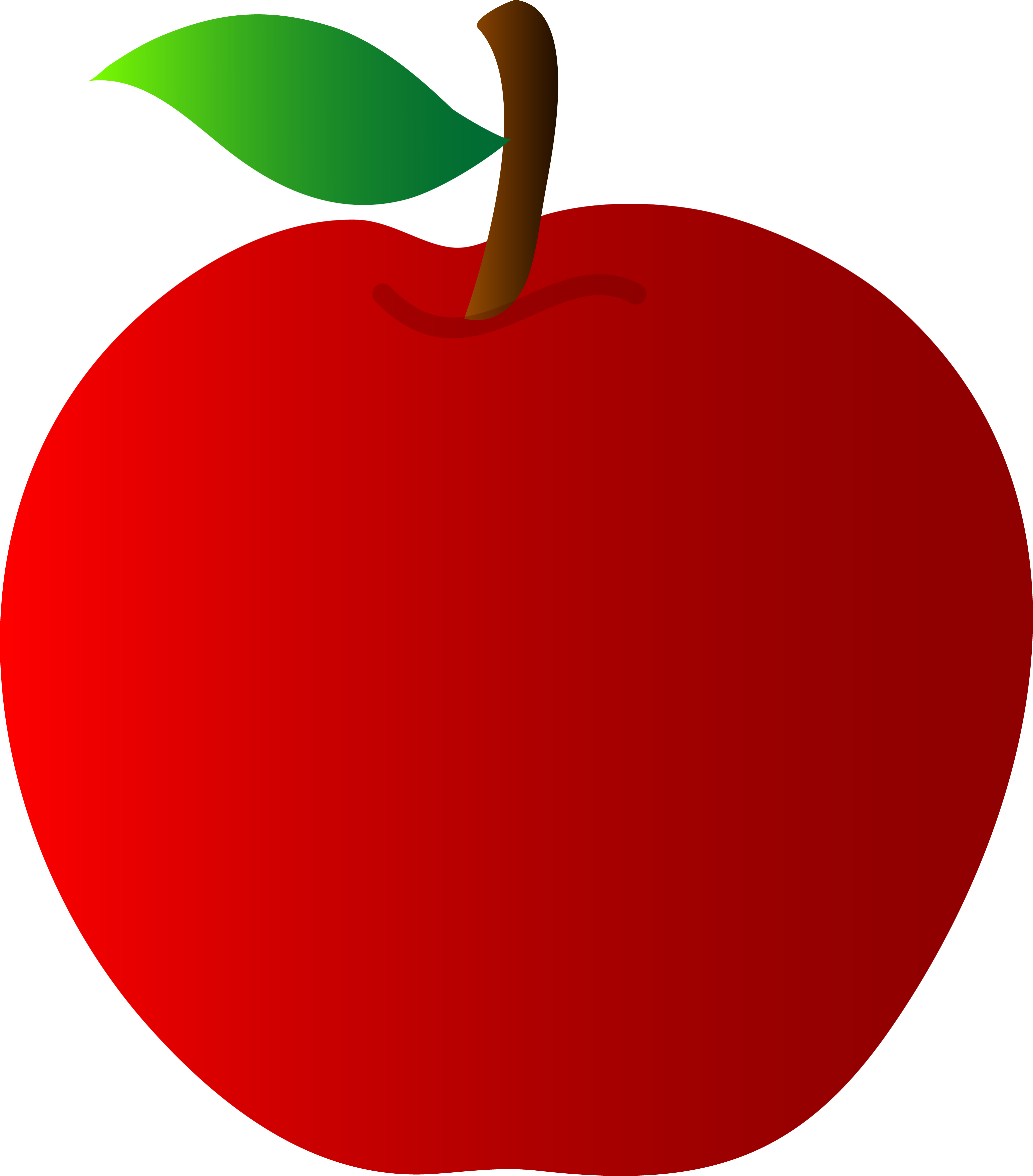 Clipart - Apple Clipart (3097x3526), Png Download