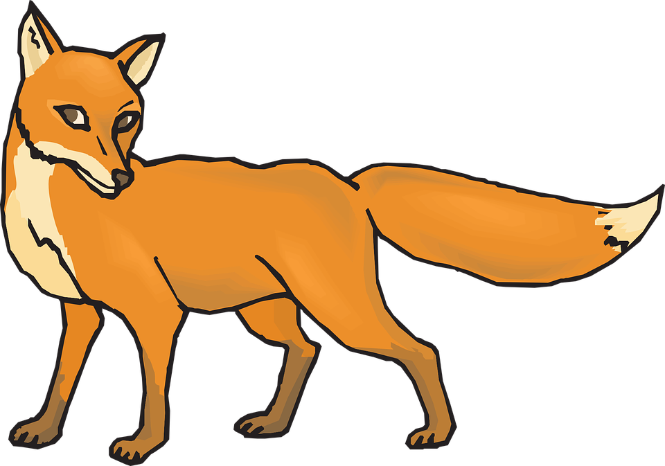 Fox Png - Fox Clipart (960x673), Png Download