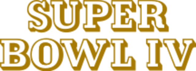 Super Bowl 4 Logo (640x234), Png Download