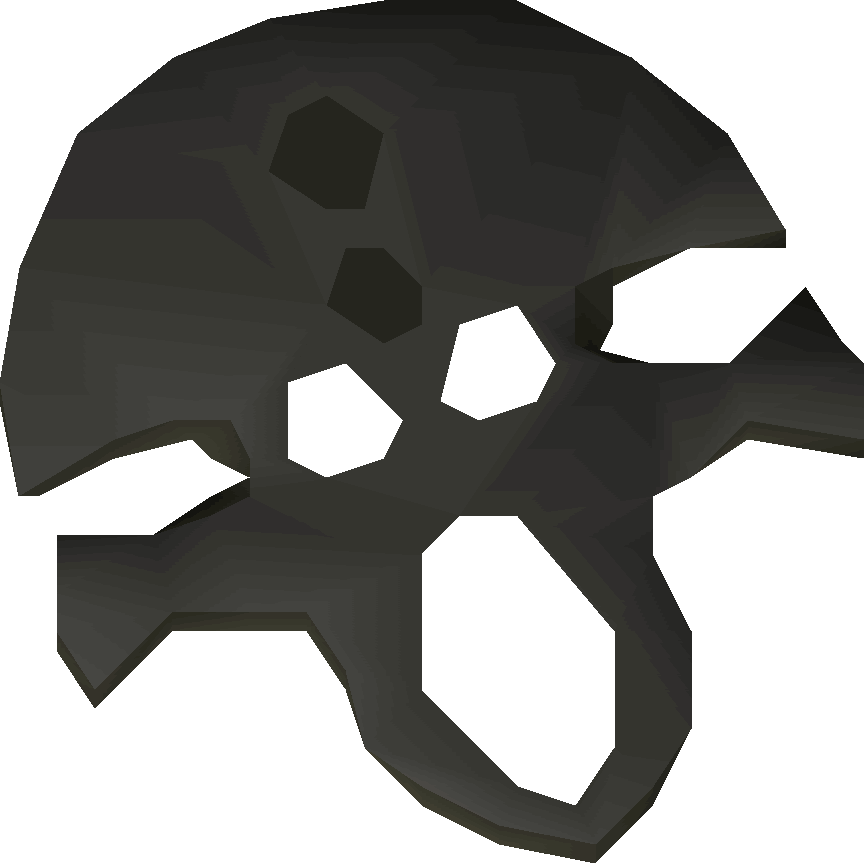 Black Mask - Ice Mask Runescape (864x863), Png Download