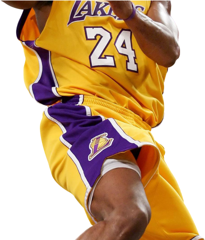 Kobe Bryant Clipart Basketball - Men's Adidas Los Angeles Lakers #24 Kobe Bryant Authentic (640x480), Png Download