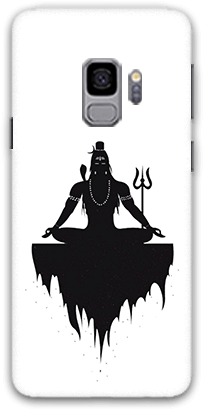 Lord Shiva Meditation Samsung S9 Mobile Back Case - Ancient Mystical Yogi Lord Shiva Tshirt Men - Slate (600x600), Png Download