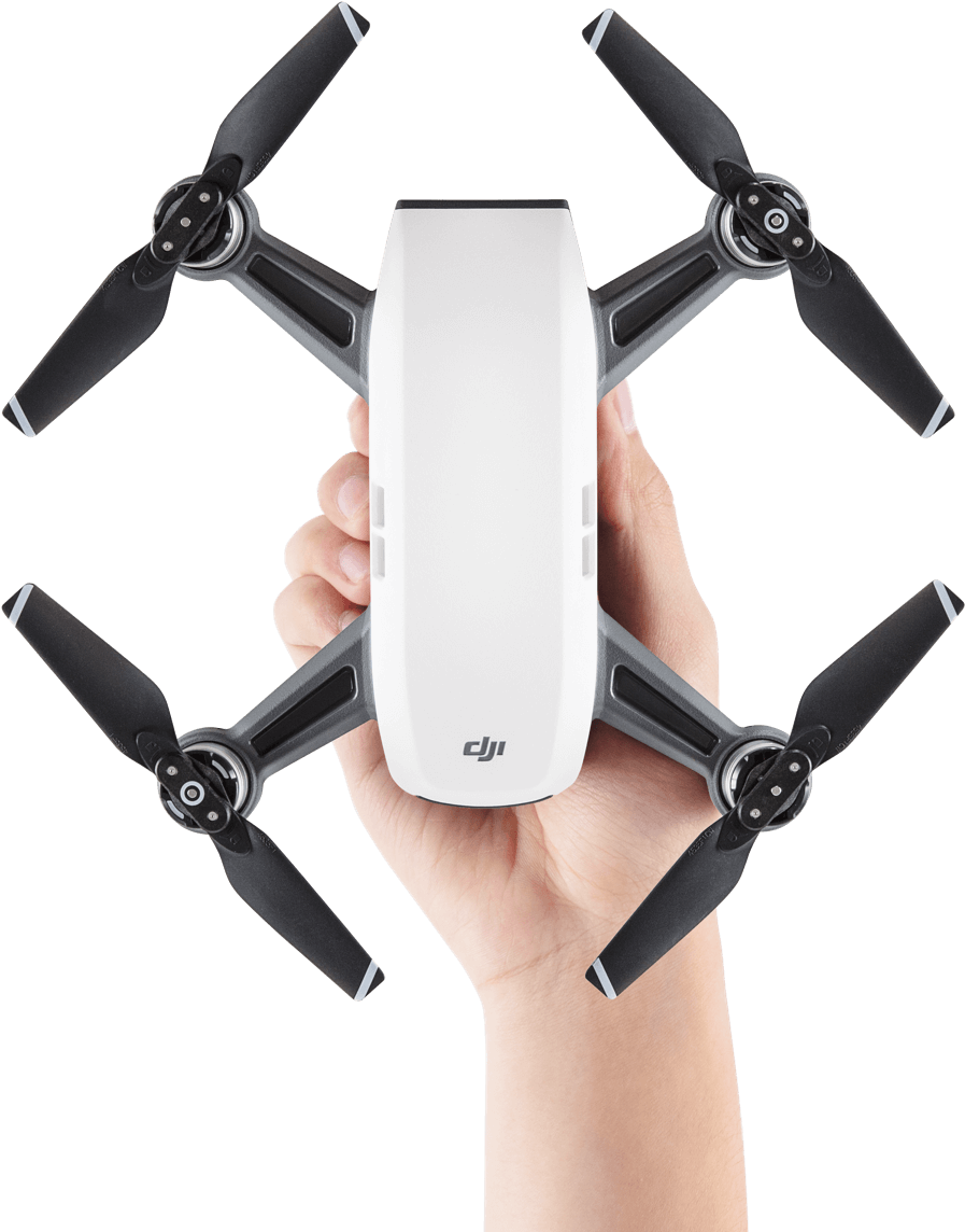 Com Page Banner-pic - Dji Spark (alpine White) (898x1144), Png Download