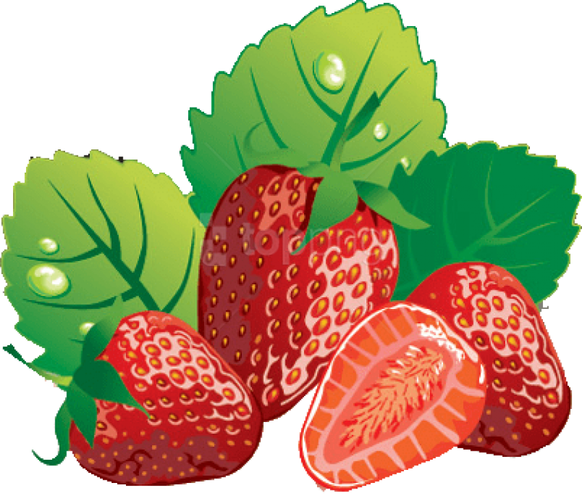 Collection Of Strawberry Clipart Free High - Free Clip Art Strawberries (402x342), Png Download