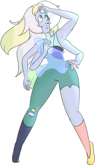 Cotton Candy Opal - Opal (500x545), Png Download