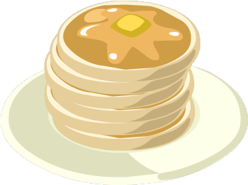 Pancakes - Portable Network Graphics (358x358), Png Download