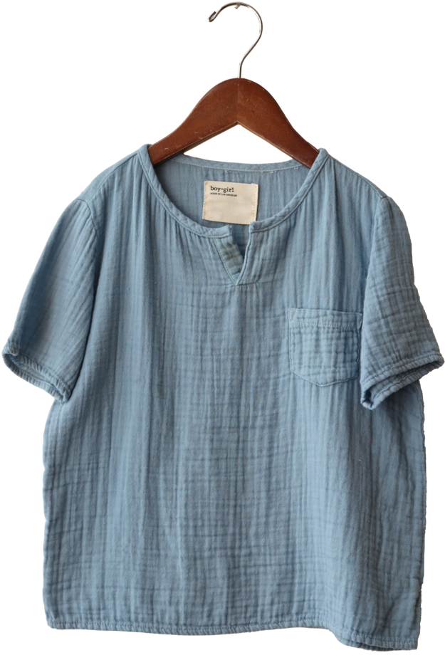 Short Sleeve Kurta - Kurta (735x1024), Png Download