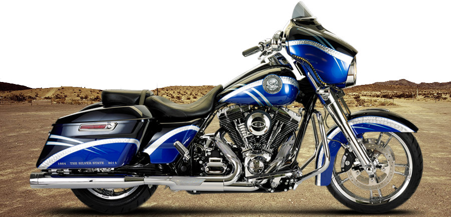 Custom Harley Davidson Bike - Motorcycle (900x434), Png Download