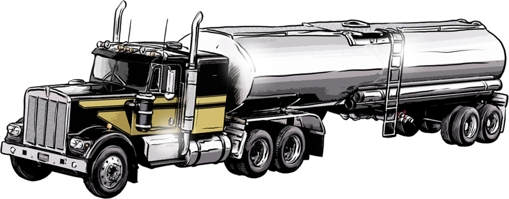 Cars4 0006 Kenworth-tanker (1000x391), Png Download