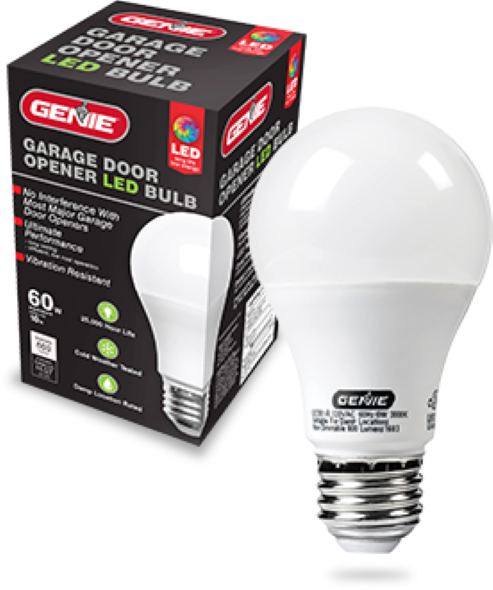 Genie Ledb1-r, 39437r Garage Door Led Light Bulb Shatter/vibration - Genie Ledb1-r Led Garage Door Opener Bulb (493x590), Png Download
