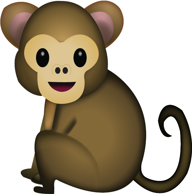 Download Ai File - Whatsapp Monkey Emoji (640x640), Png Download