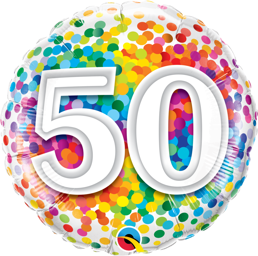 50 Rainbow (1018x1007), Png Download