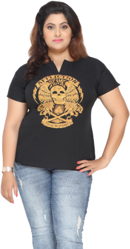 Plua Size Kurta - Tunic (500x500), Png Download