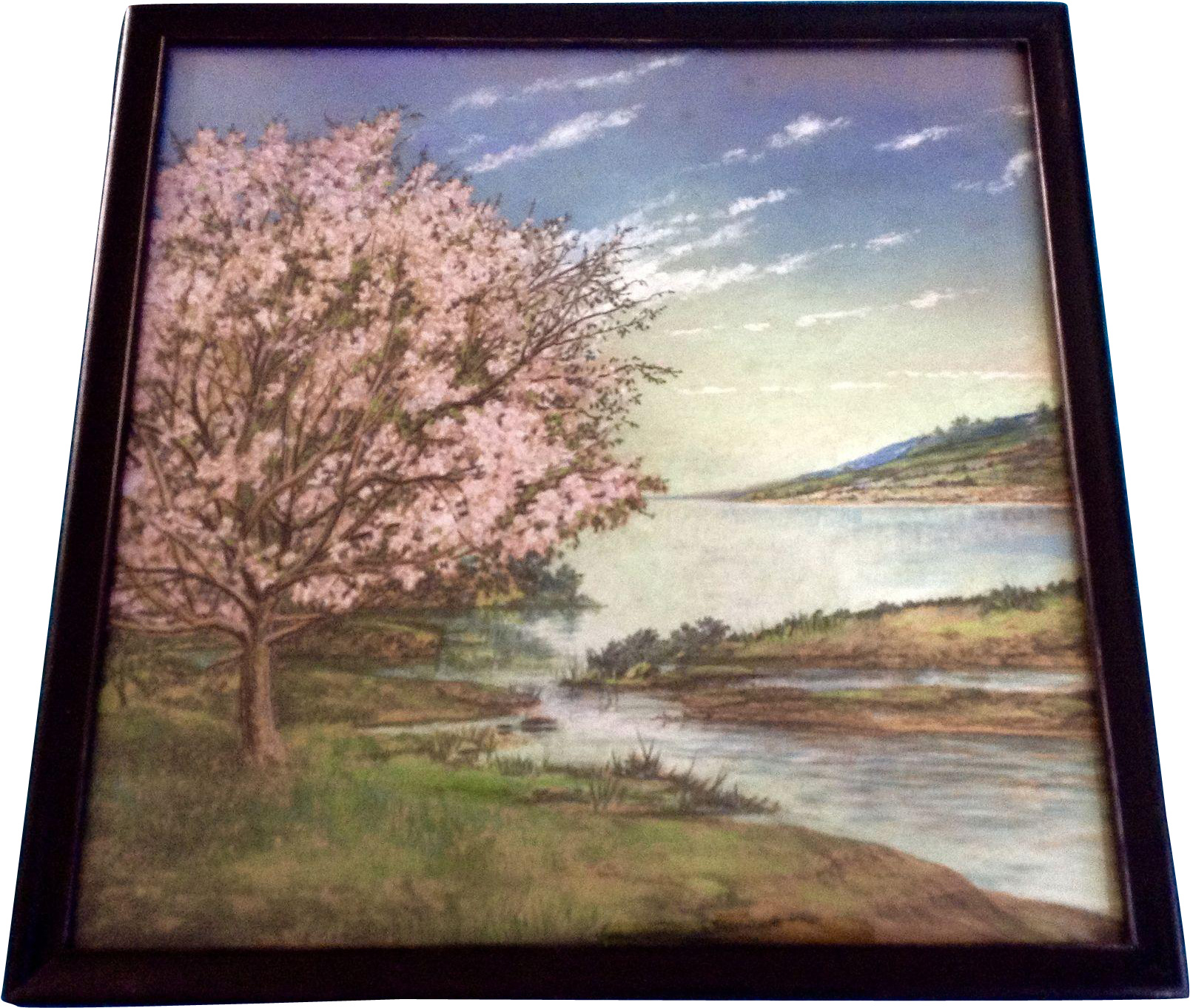 Natural Drawing Oil Pastel - Drawing (1607x1607), Png Download