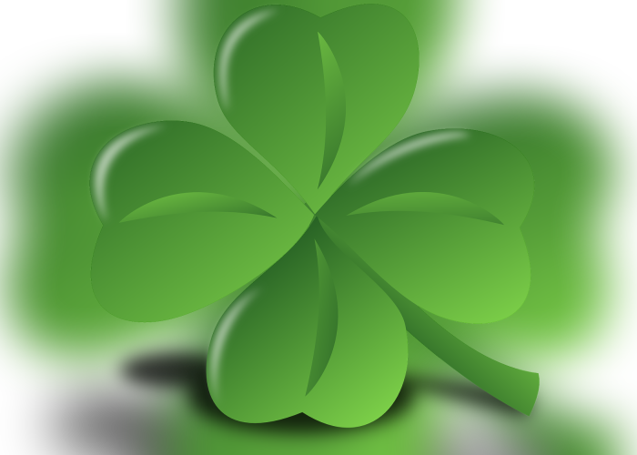 Color Palette Ideas From Green Leaf Shamrock Image - Graphic Design (700x500), Png Download