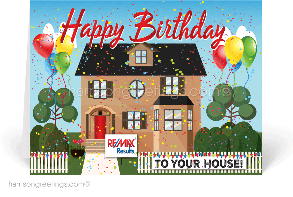 Happy Birthday To Your House Anniversary Cards For - Happy House Anniversary (946x704), Png Download