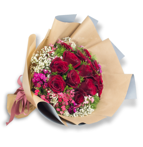 Romantic Bouquet Vs03 - Birthday (480x480), Png Download