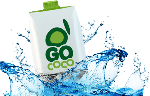 Go Coco Go Coco Splash - Go Coco Coconut Water (484x311), Png Download