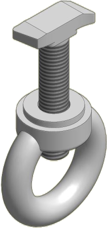 Connection Piece Leg/alu Beam - C-clamp (800x800), Png Download