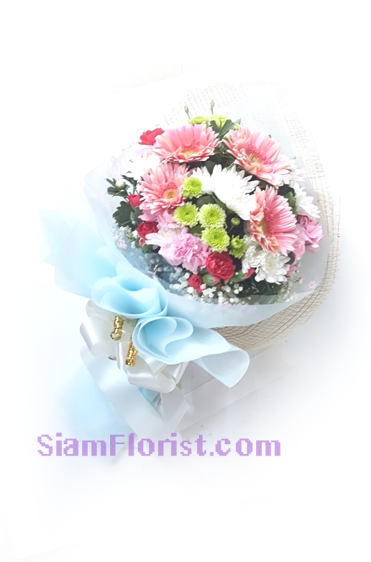 Bouquet Of Mixed Flowers - Bouquet (532x831), Png Download