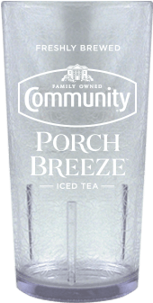 Clear Acrylic Iced Tea Glass - Community Coffee Community Ground Coffee And Chicory (600x400), Png Download